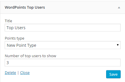 WordPoints Top Users
