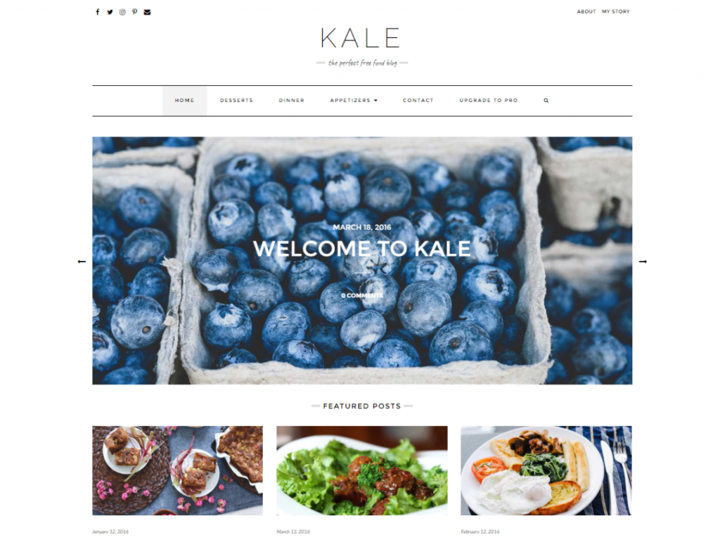 Kale Theme WordPress